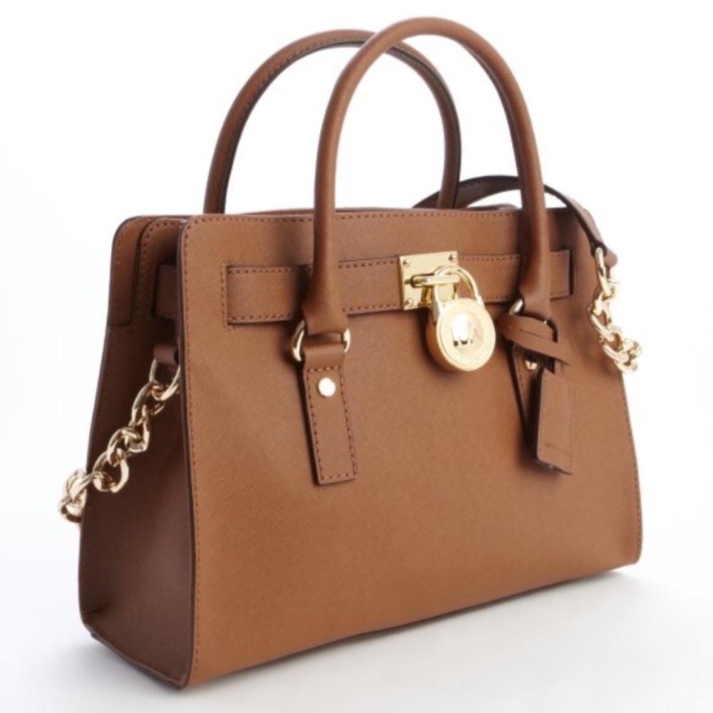 Michael Kors Hamilton Leather Satchel